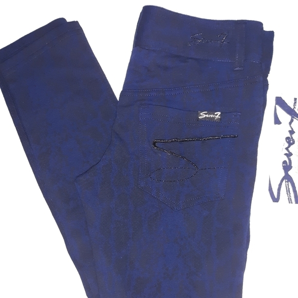 Seven7 Leopard  4 poket Leggings - Picture 1 of 6